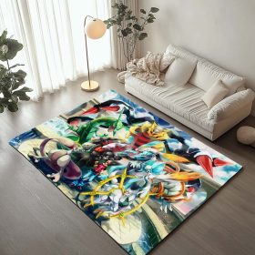Pikachu Detektiv Alle Charaktere 2 Teppich