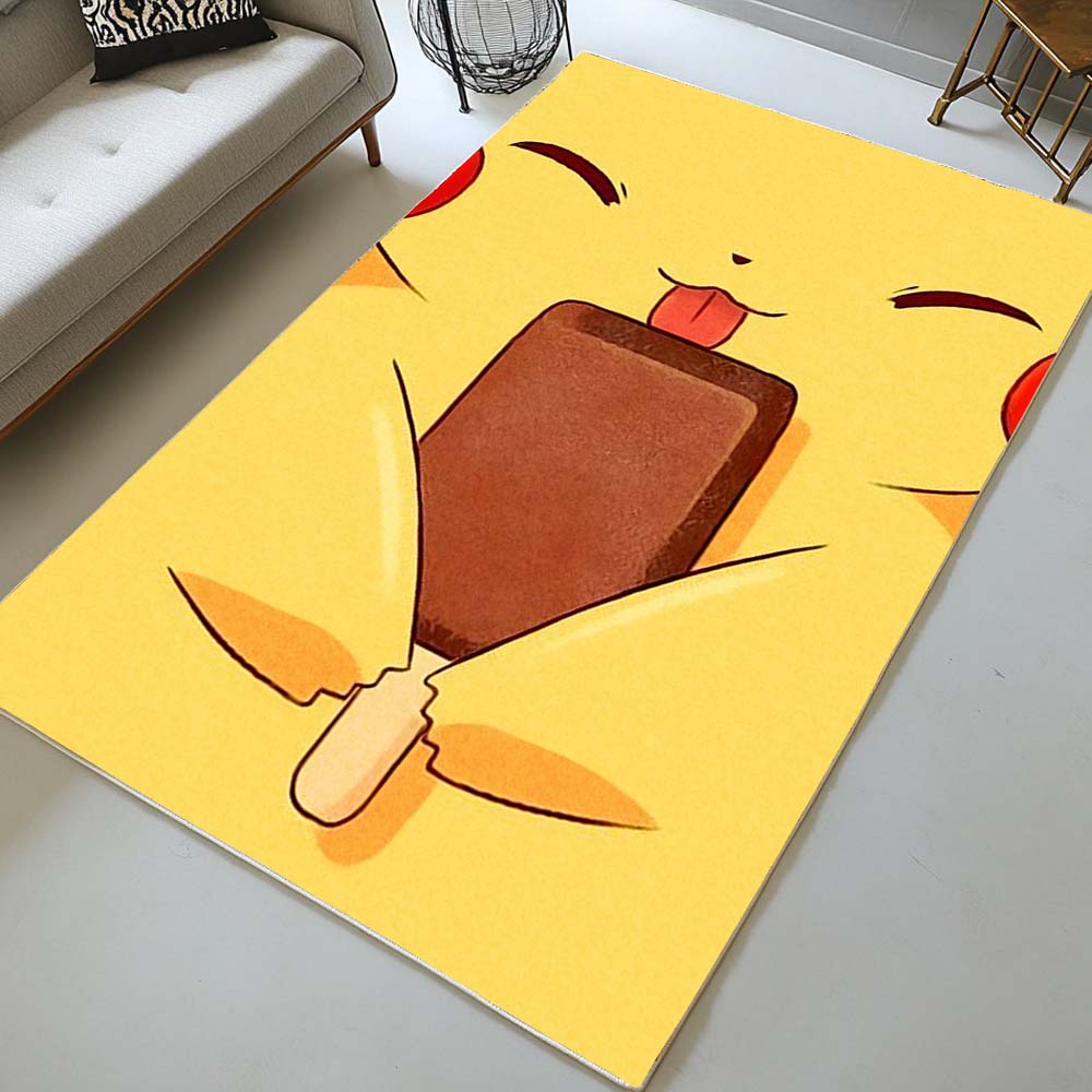 Pikachu Glückliches Gesicht Teppich