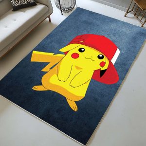 Pikachu mit Mütze süß Teppich