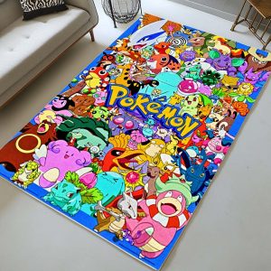 Pokémon Alle Charaktere 3 Teppich