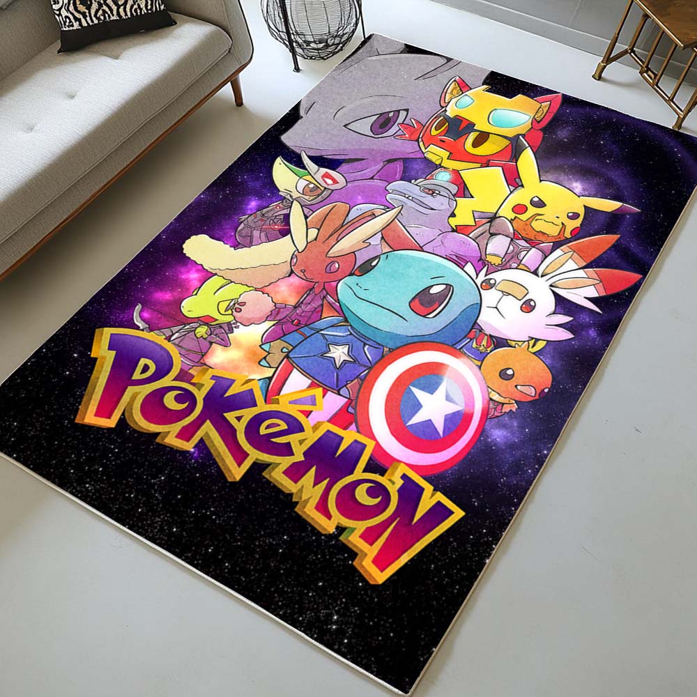 Pokémon Marvel Charaktere Teppich
