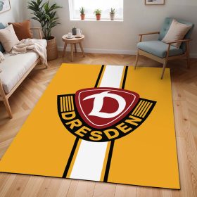 SG Dynamo Dresden gelber Hintergrund Stil 03 Teppich