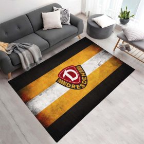 SG Dynamo Dresden gelb schwarzer Hintergrund Teppich
