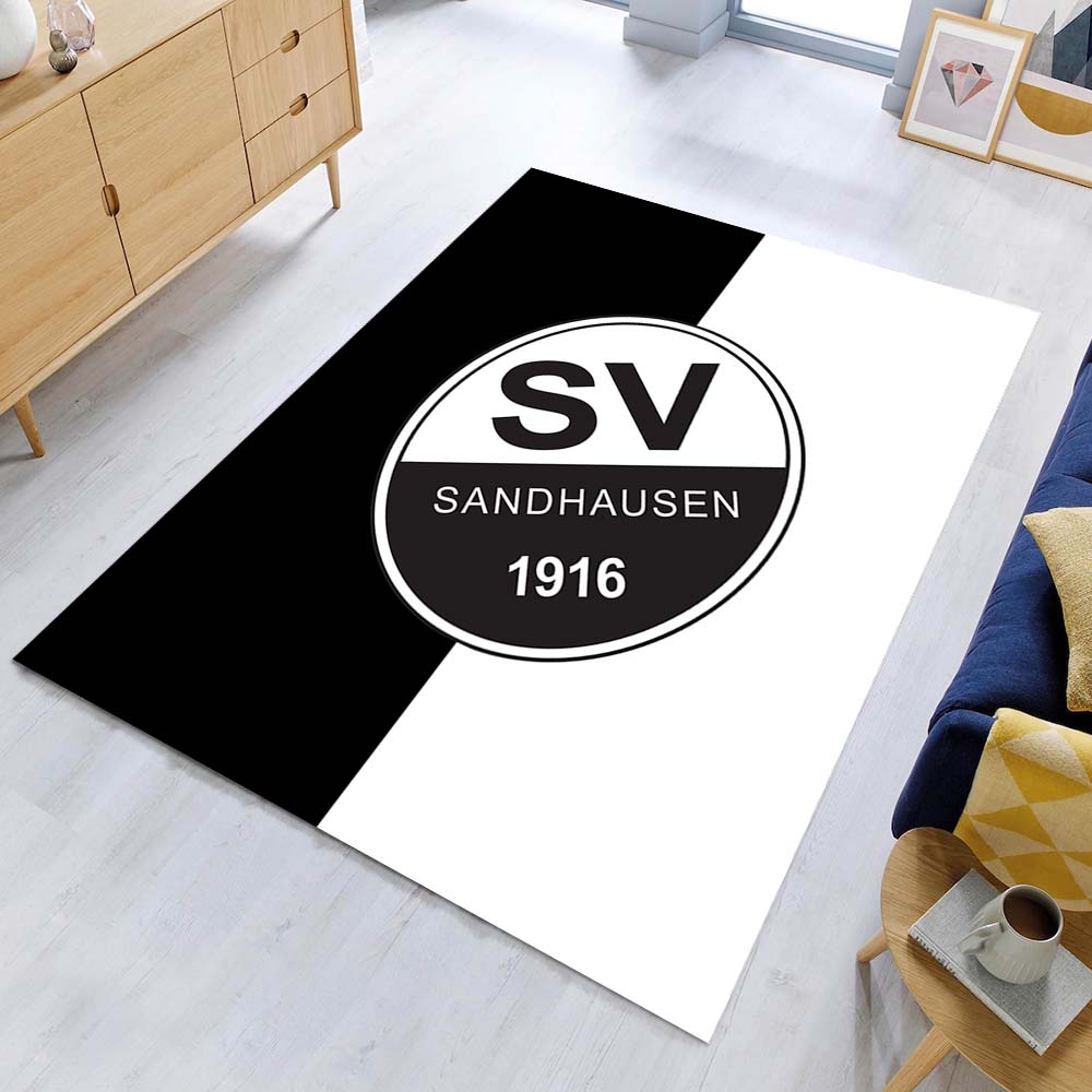 SV Sandhausen schwarz weiß 05 Teppich – Bild 2