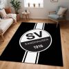 SV Sandhausen schwarz weiß 06 Teppich