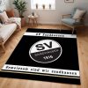 SV Sandhausen schwarz weiß 07 Teppich