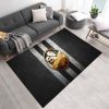 SV Sandhausen Schwarz Weiß Metall Teppich