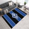 SV Waldhof Mannheim 07 schwarz blauer Hintergrund SVW Teppich