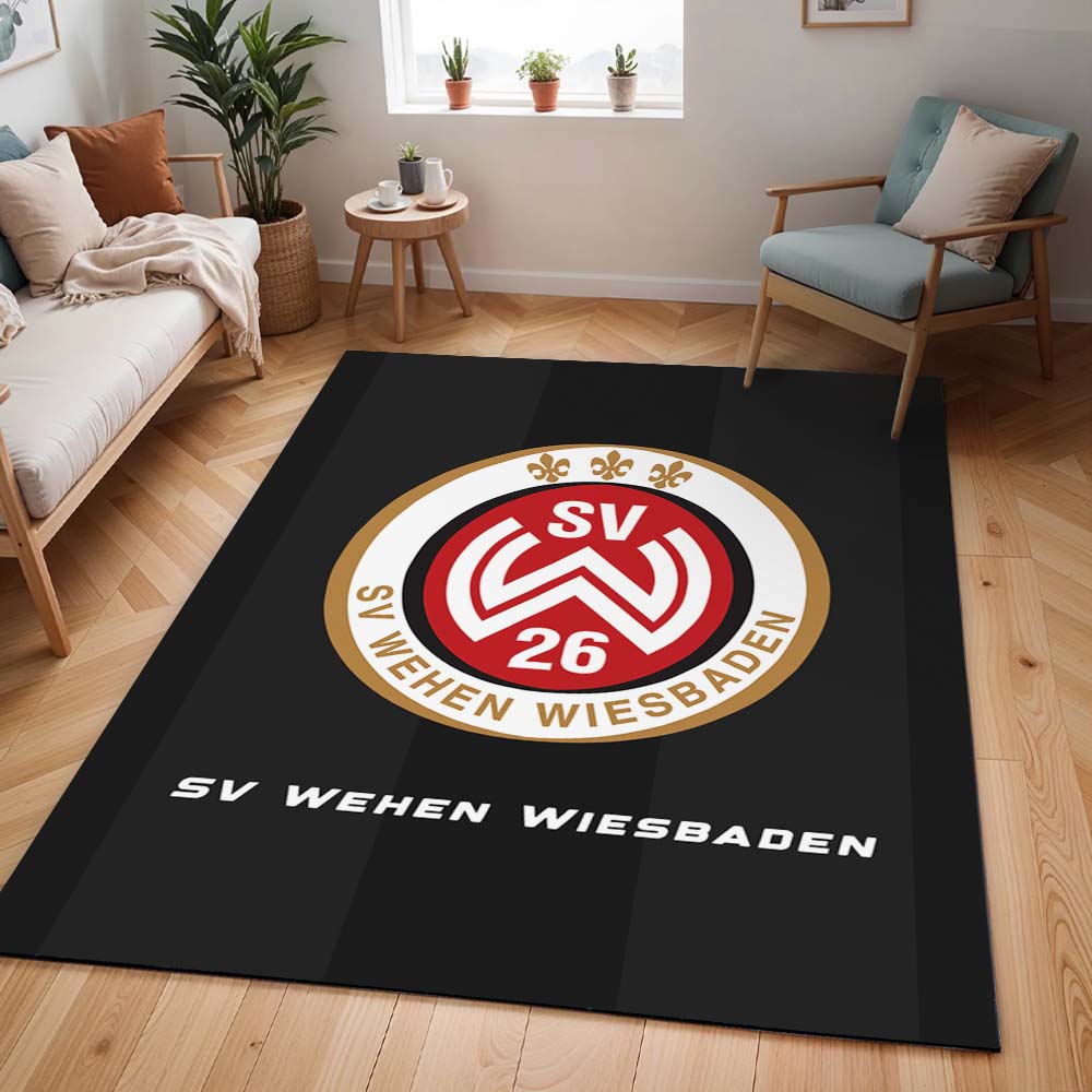 SV Wehen Wiesbaden schwarzer Hintergrund Teppich