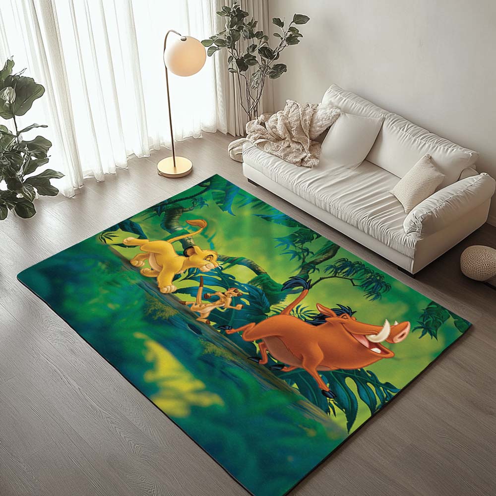 Simba und Freunde 3 Teppich