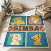 Simba und Mufasa – Der König der Löwen 06 Teppich