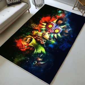 Schädelkind Majoras Maske Die Legende von Zelda Charakter 4 Teppich