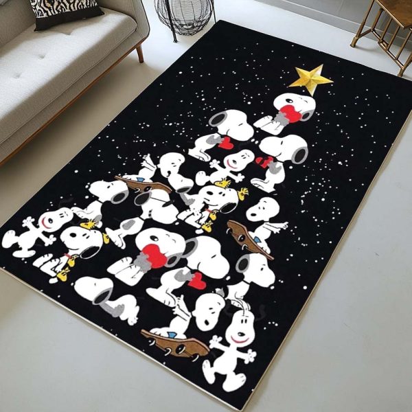 Snoopy – Weihnachtsbaum Teppich – Bild 2