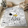 Snoopy und Woodstock 4 Teppich