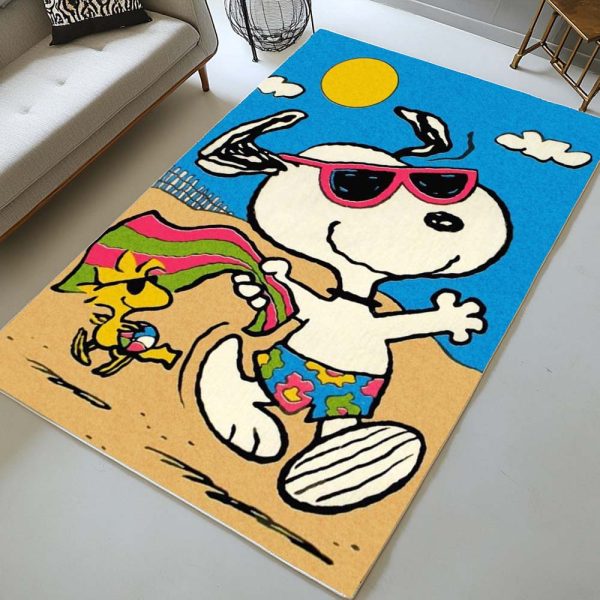Snoopy und Woodstock – Sommer-Spaß Teppich – Bild 2