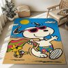 Snoopy und Woodstock – Sommer-Spaß Teppich