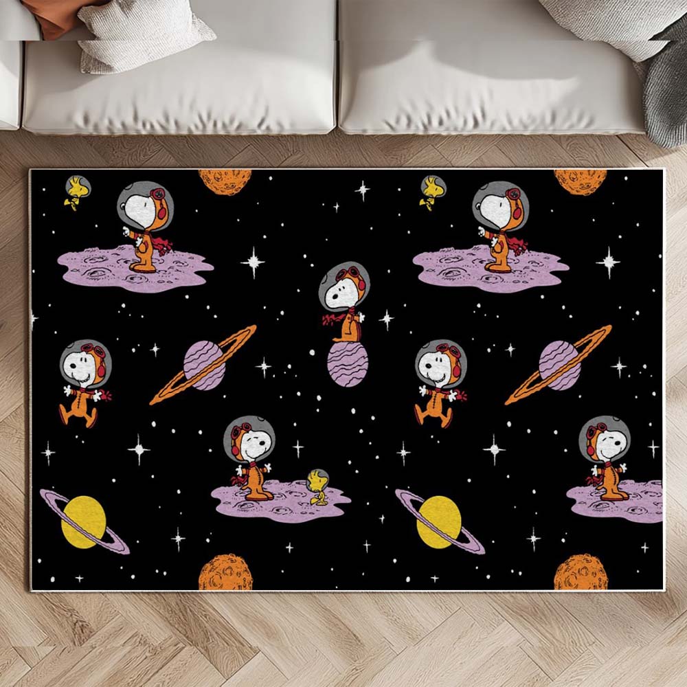 Snoopy und Woodstock zum Mond Teppich – Bild 2