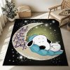 Snoopy – Zum Mond 4 Teppich