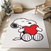 Snoopy – Mit Liebesherz Teppich