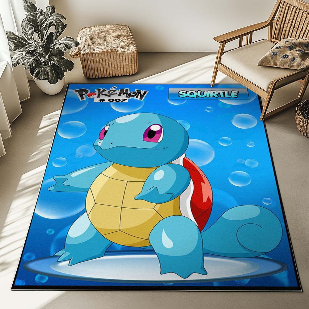 Schiggy Pokémon - Squirte Pokemon 3 Teppich – Bild 2