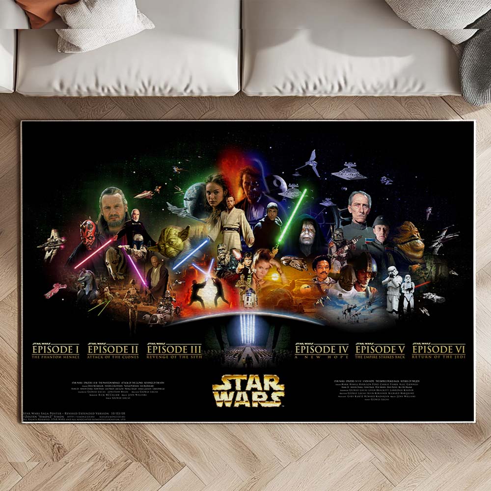 Star Wars Alle Charaktere 1003 Teppich – Bild 2