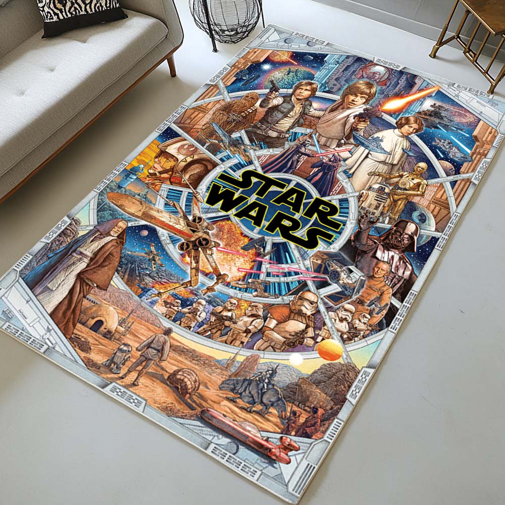 Star Wars Alle Charaktere 1004 Teppich