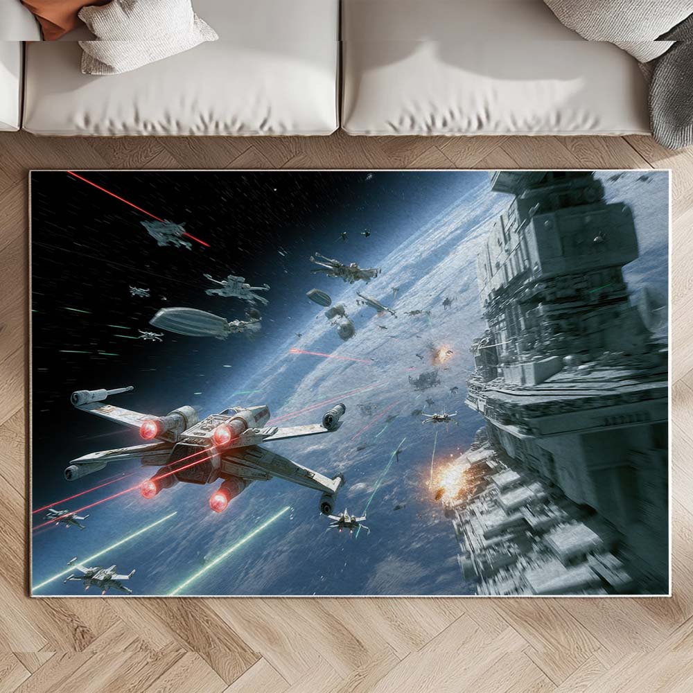 Star Wars Weltraumschlacht Teppich – Bild 2