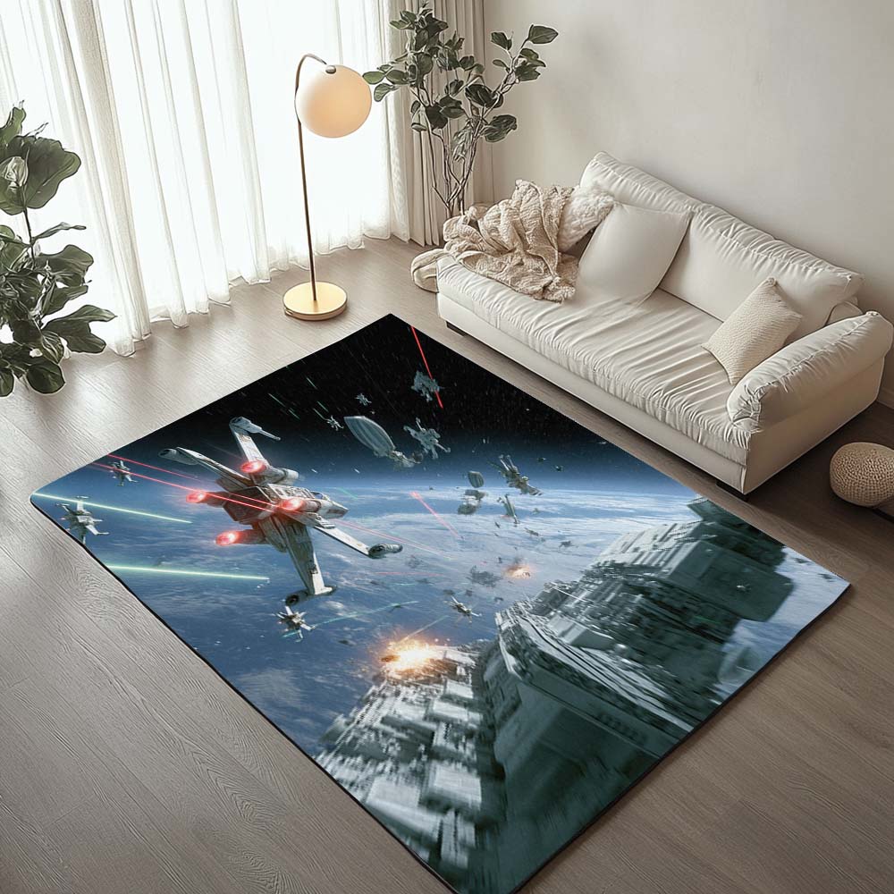 Star Wars Weltraumschlacht Teppich