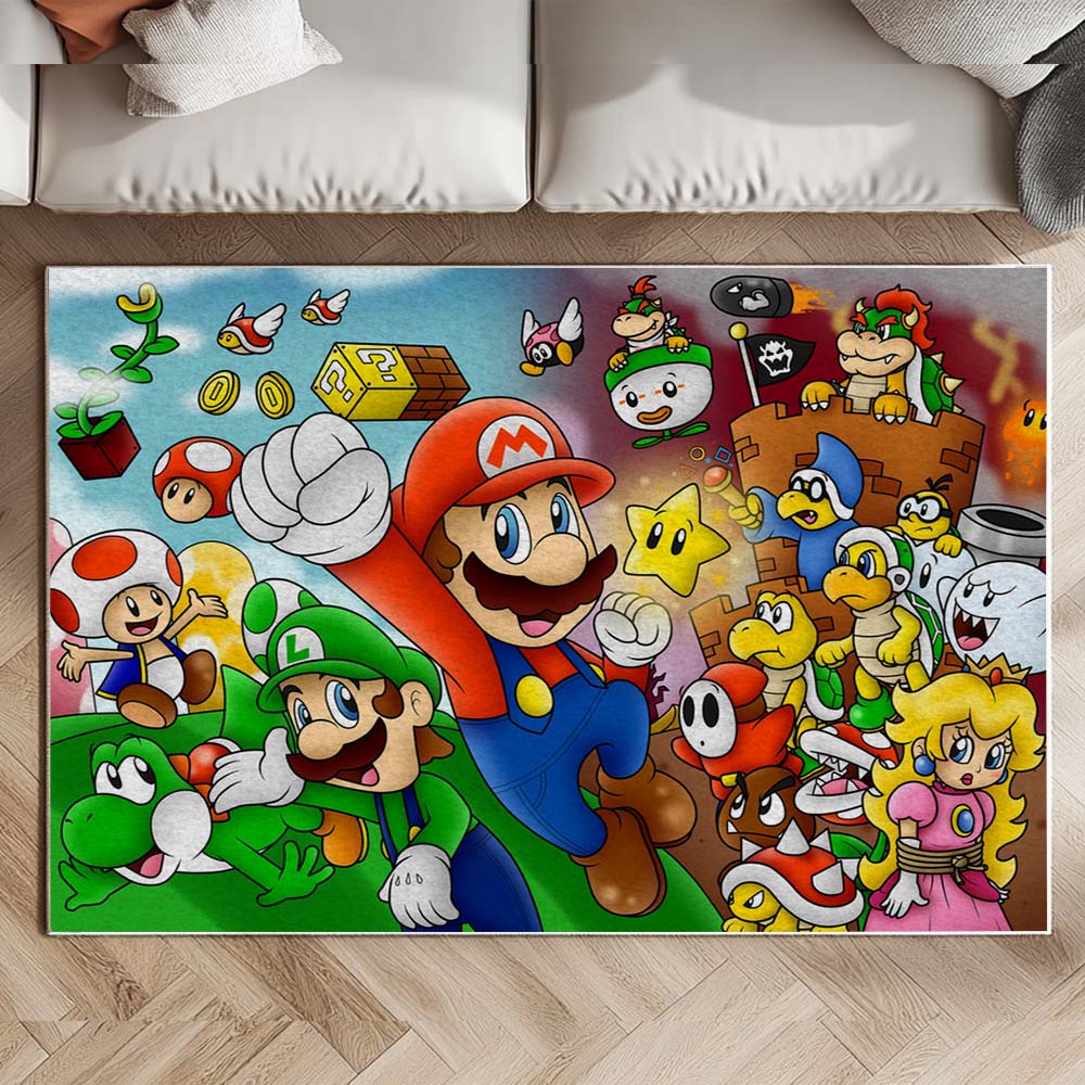 Super Mario – Charaktere 43 Teppich – Bild 2