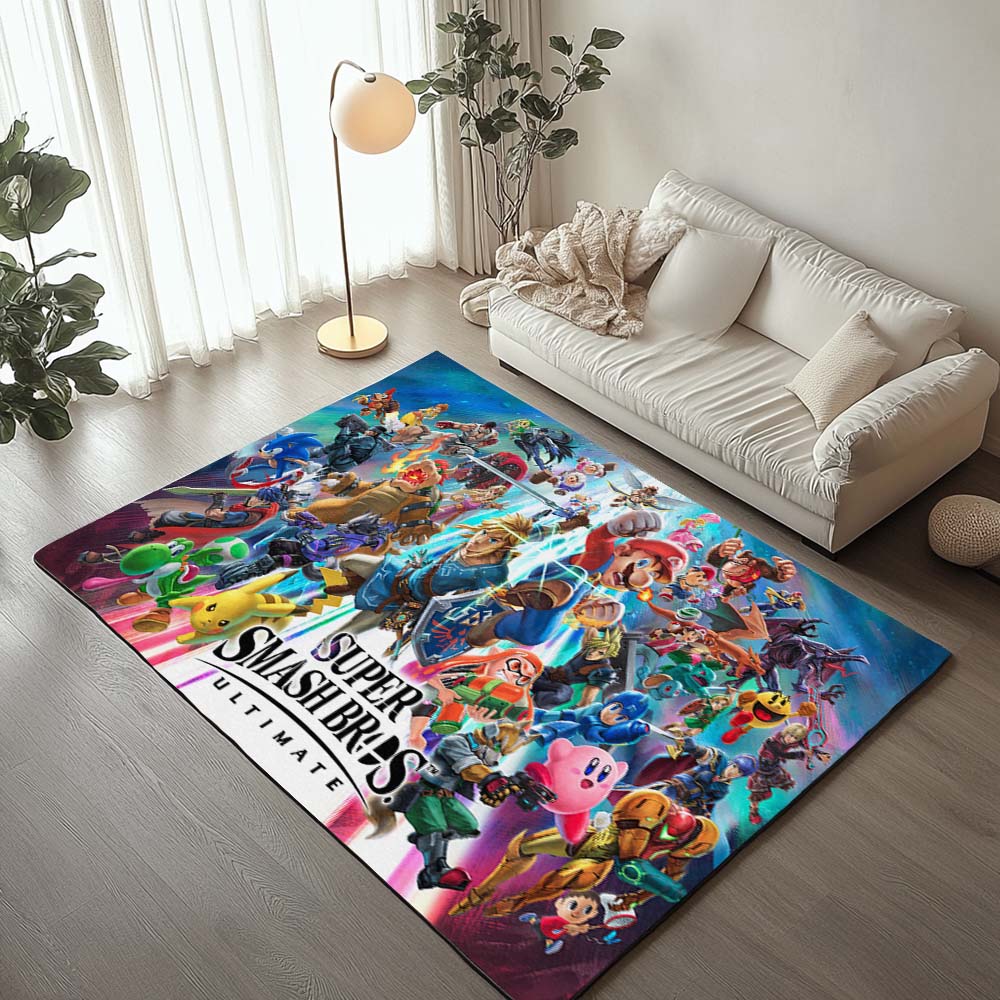 Super Mario – Charaktere 9 Super Bros Teppich