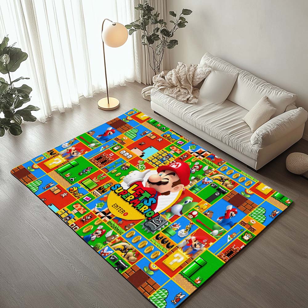 Super Mario – Spielstart Teppich