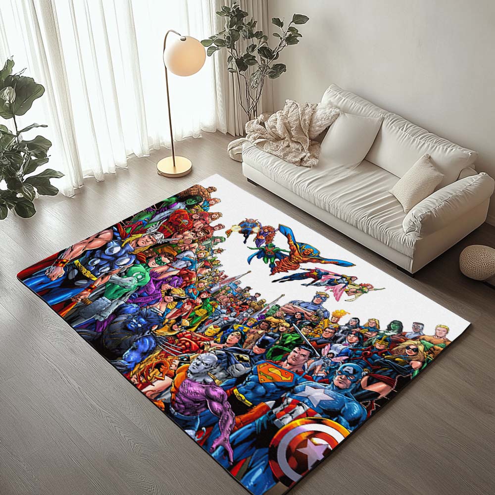 Superhelden – DC und Marvel Teppich