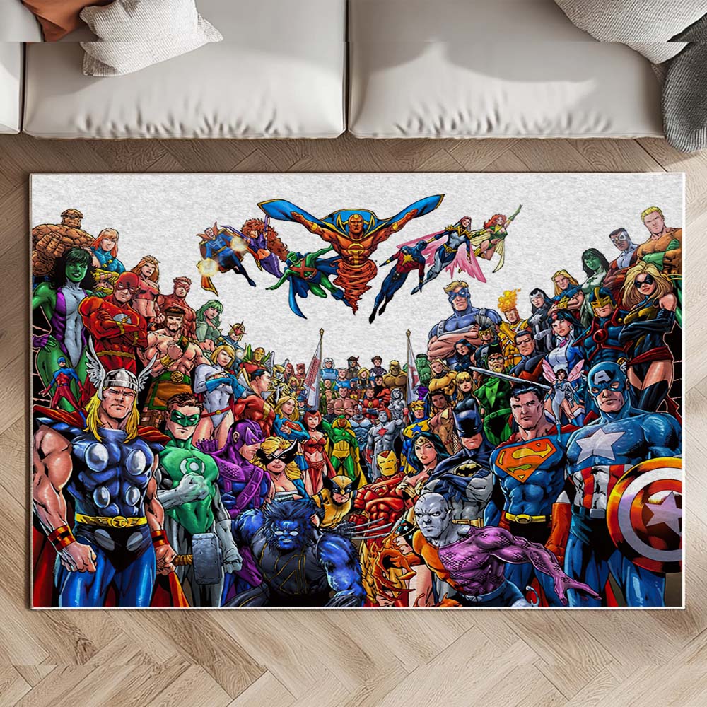 Superhelden – DC und Marvel Teppich – Bild 2