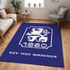 TSV 1860 München blauer Hintergrund 01 Teppich