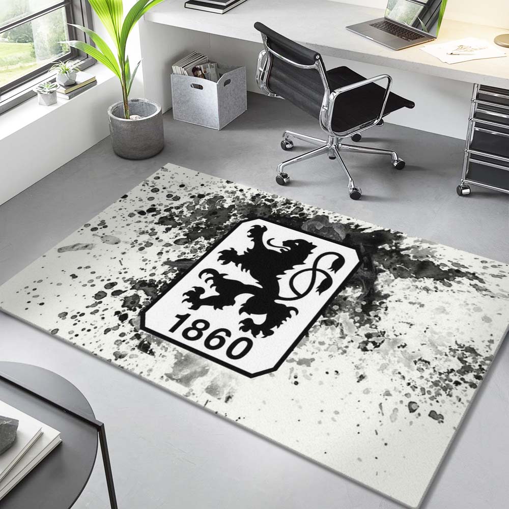 TSV 1860 München schmutziger Hintergrund Teppich – Bild 2
