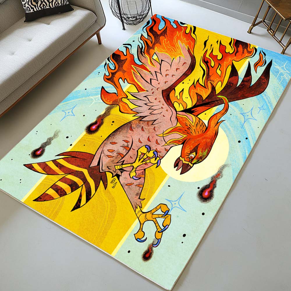 Fiaro Pokémon - Talonflame Pokemon Teppich