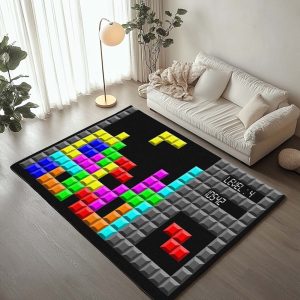 Tetris Nintendo Retrospiele Game Boy 4 Teppich