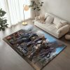 Die Allianz Armee World of Warcraft Hauptcharaktere 2 Teppich