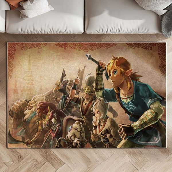 Die Legende von Zelda Alle Charaktere 2 Teppich – Bild 2