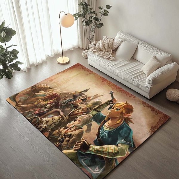 Die Legende von Zelda Alle Charaktere 2 Teppich