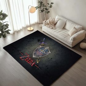 Die Legende von Zelda Logo Kunst Teppich