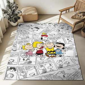 Die Peanuts – Charaktere 3 Teppich