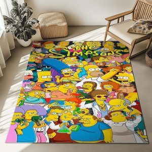 Die Simpsons – Alle Charaktere 06 Teppich