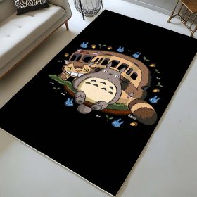 Totoro im Bus 2 Teppich