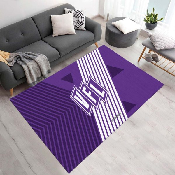 VFL Osnabrück lila weiße Linien Hintergrund Teppich