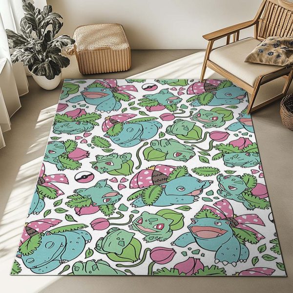 Bisaflor Bisaknosp Bisasam Pokémon - Venusaur Ivysaur Bulbasaur Pokemon Teppich – Bild 2