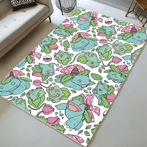 Bisaflor Bisaknosp Bisasam Pokémon - Venusaur Ivysaur Bulbasaur Pokemon Teppich
