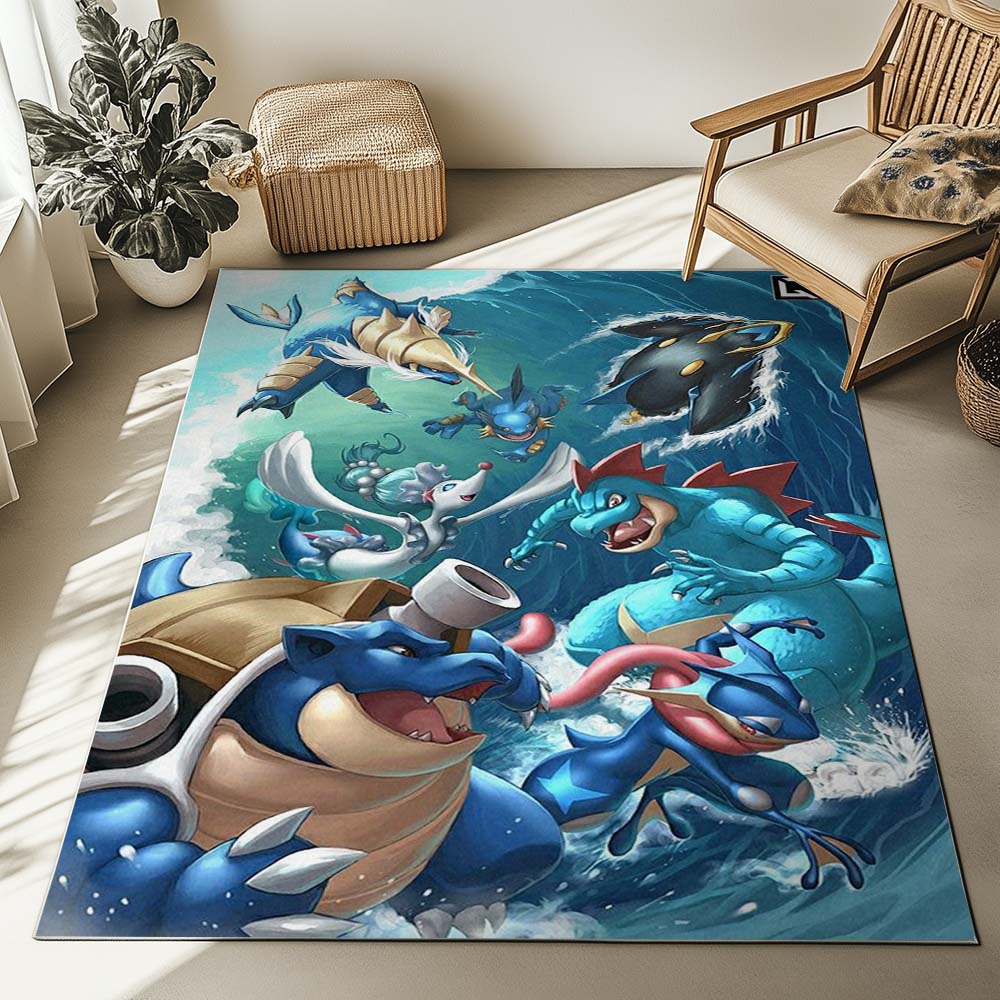 Wasser Pokémon Typ 4 Teppich – Bild 2