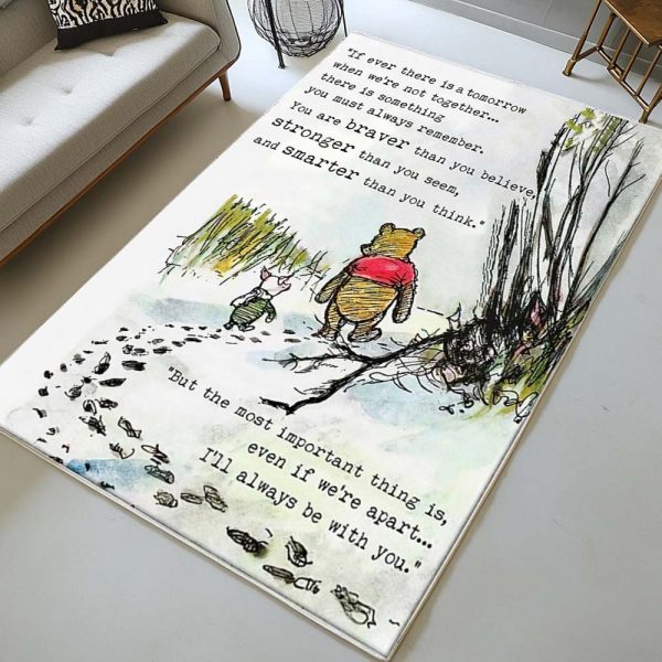 Winnie Pooh und Ferkel Teppich