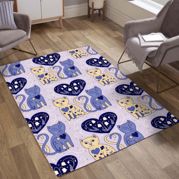 Katzenpaar Teppich – Bild 2